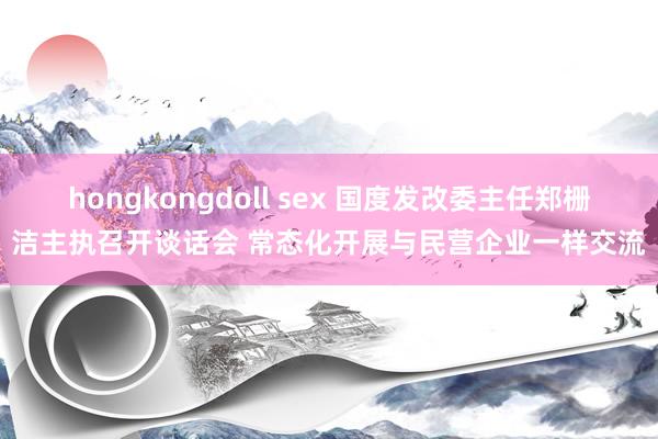 hongkongdoll sex 国度发改委主任郑栅洁主执召开谈话会 常态化开展与民营企业一样交流