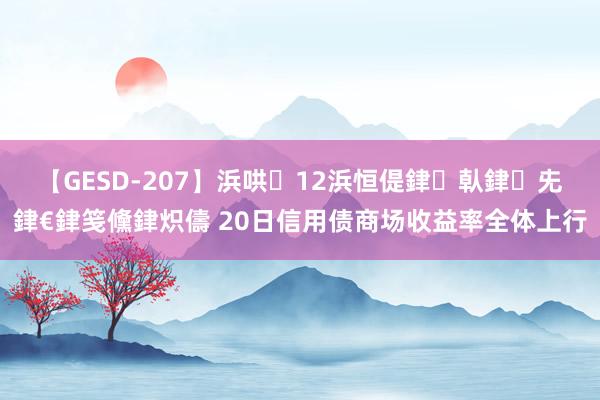 【GESD-207】浜哄12浜恒偍銉倝銉兂銉€銉笺儵銉炽儔 20日信用债商场收益率全体上行